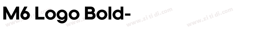 M6 Logo Bold字体转换